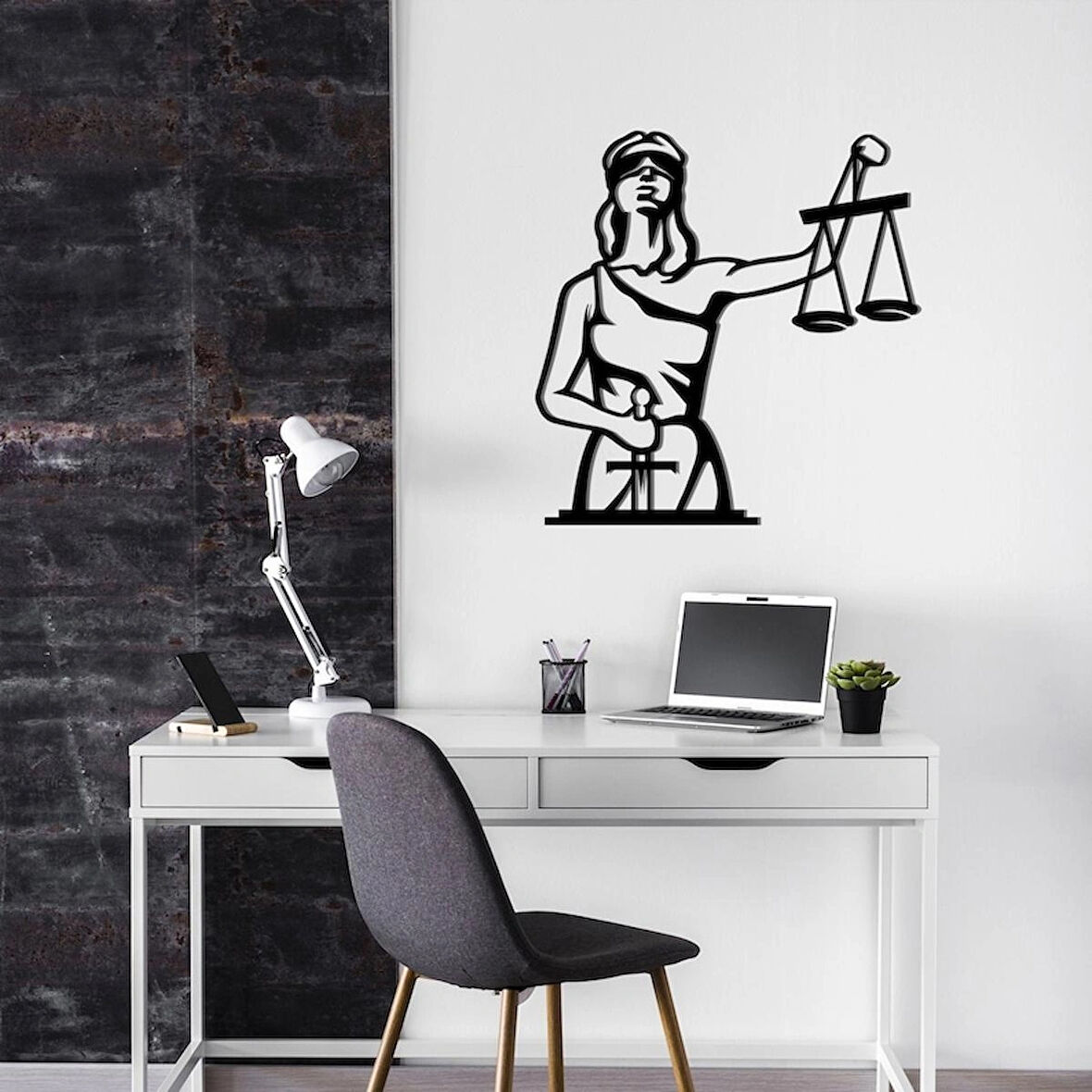 Adalet Hukuk Dekoratif dekor tablo 