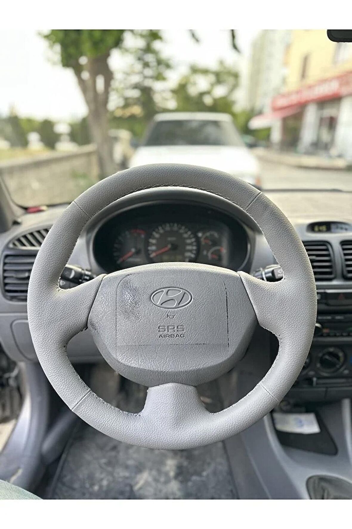 Hyundai Accent Uyumlu Admira Araca Özel Direksiyon Kılıfı Gri