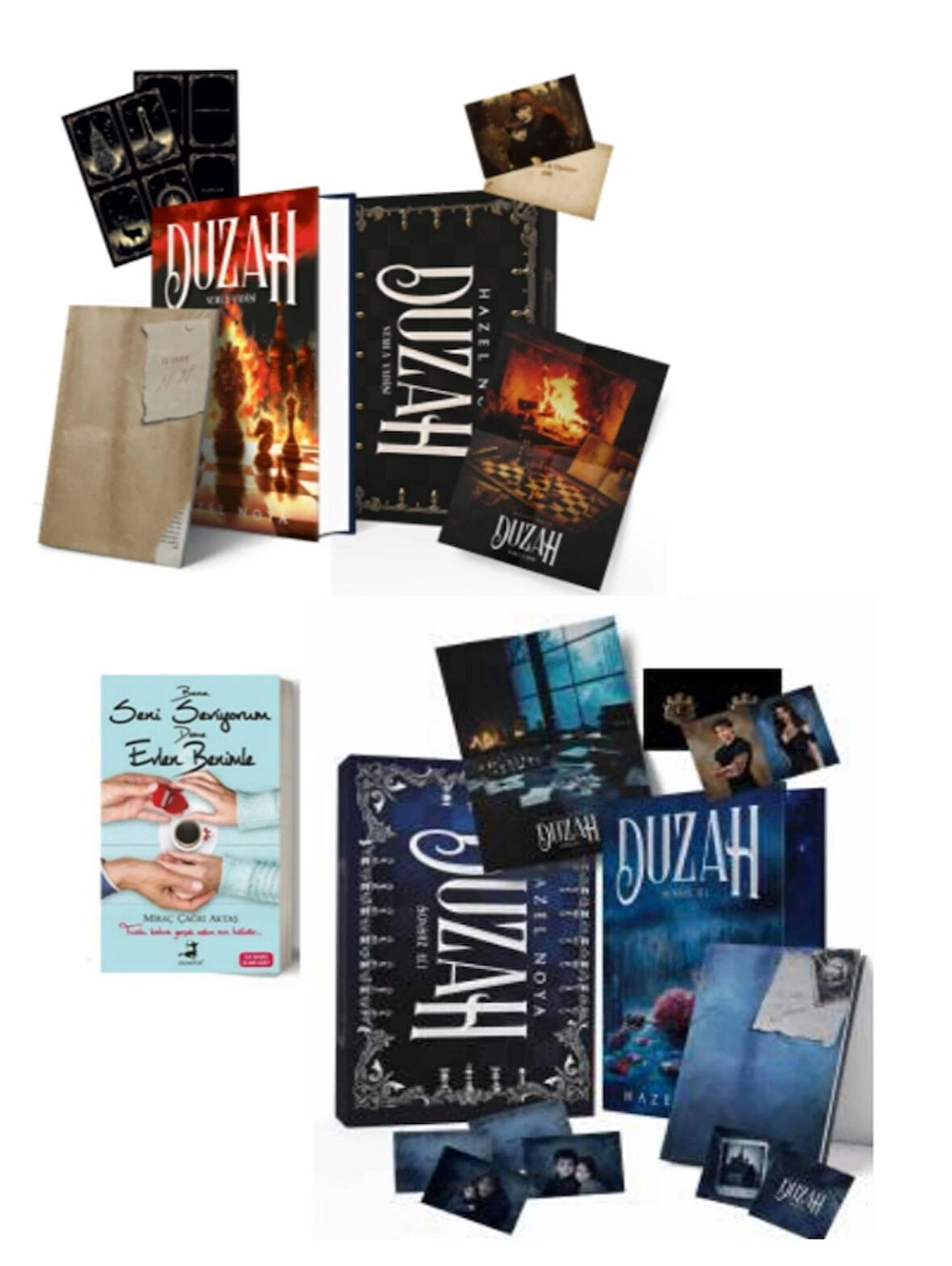 Duzah 1 Nemea Vadisi, Duzah 2 Sonsuz Acı Hazel Noya 2 Kitap Ciltli Kutulu Özel Set 
