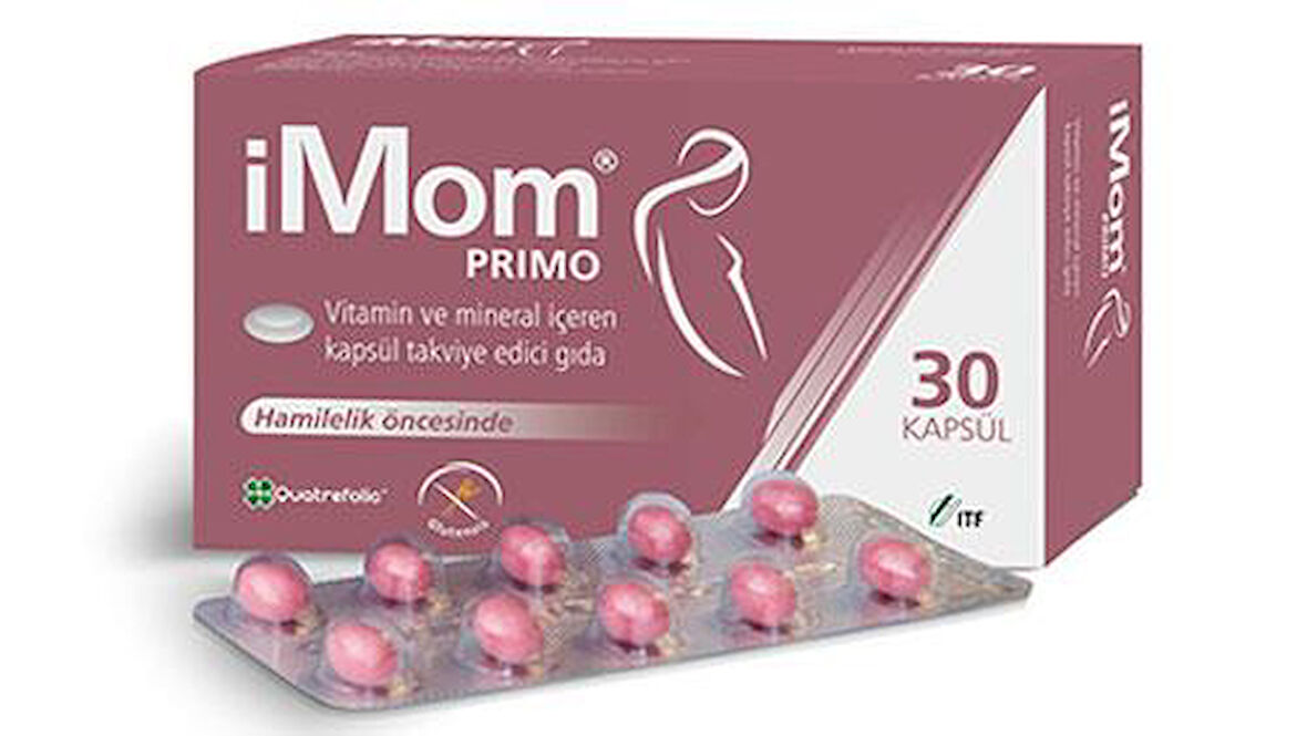 İmomprimo Vitamin Ve Mineral İçeren Takviye Edici Gıda 30 Kapsül