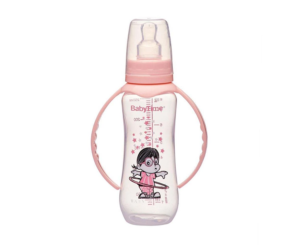 Baby Time Bebe Kulplu Pp Biberon 250 Cc - Silikon Damak Somon