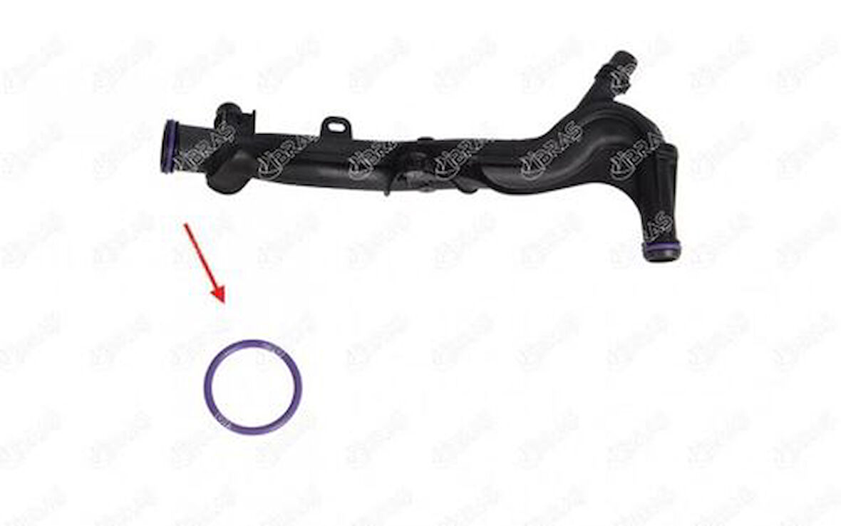 Ibras 17159 Devirdaim Borusu Contası- Ok Ile Gosterılen Conta 108-208 I-Iı-301-308 Iı-2008 I-Iı-C1-C3-C3 Aırcross-C4 Cactus-C-Elysee-Ds3-Crossland X-Aygo 1.2