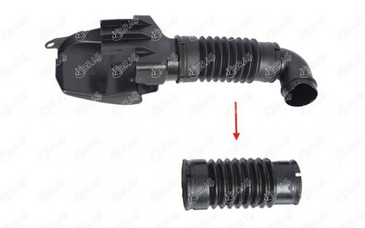 Ibras 19771 Hava Filtre Hortumu- Plastık Boru Harıc Ford Fıesta V 1.25 1.3 1.4 1.6- Ford Fusıon 1.25 1.3 1.4 1.6- Mazda 2 1.25 1.4 1.5