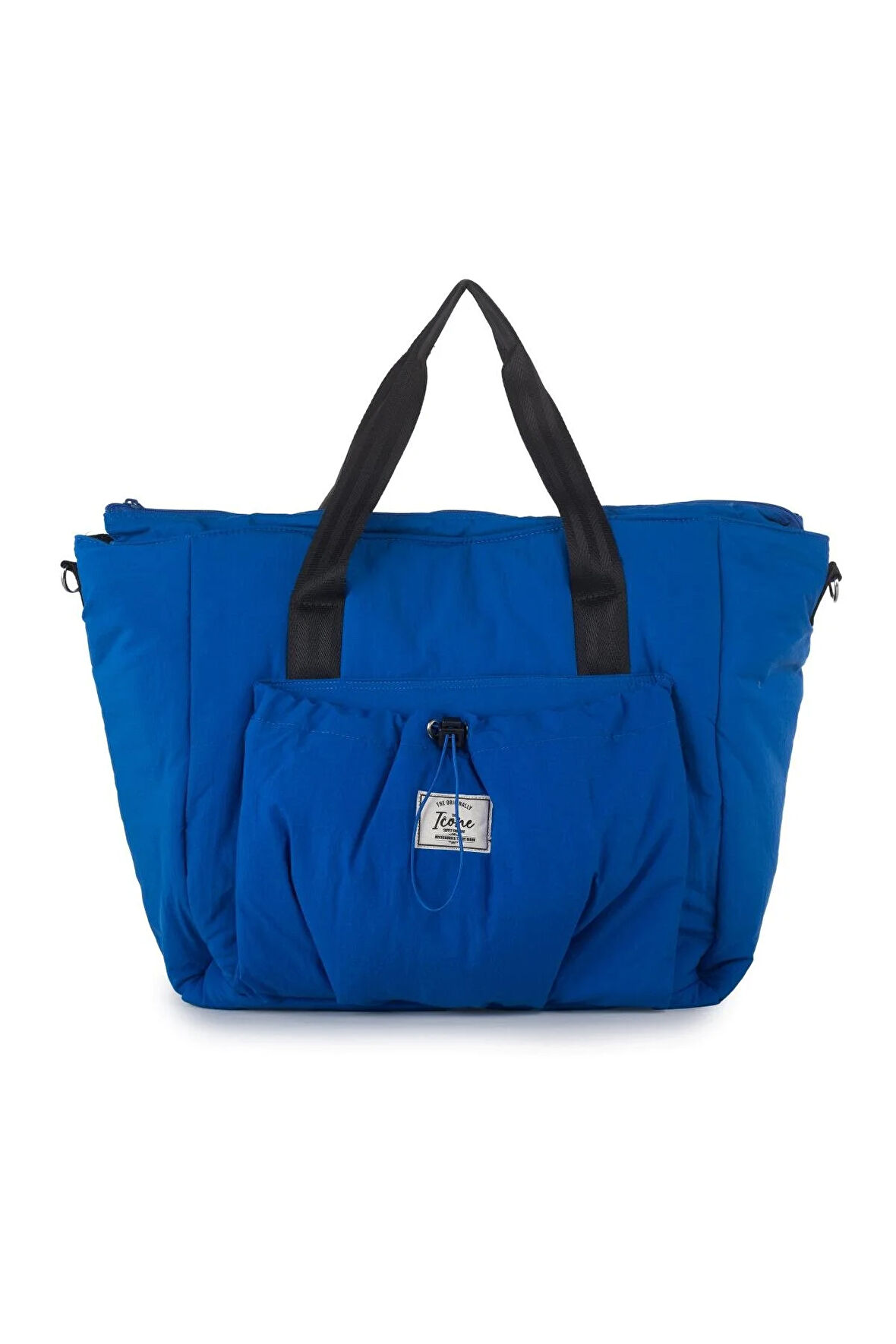 İCONE BAG Icone Önü Büzgü Cepli Fermuar Kapamalı Yoga, Pilates, Fitness ,Gym Spor Çantası Lacivert