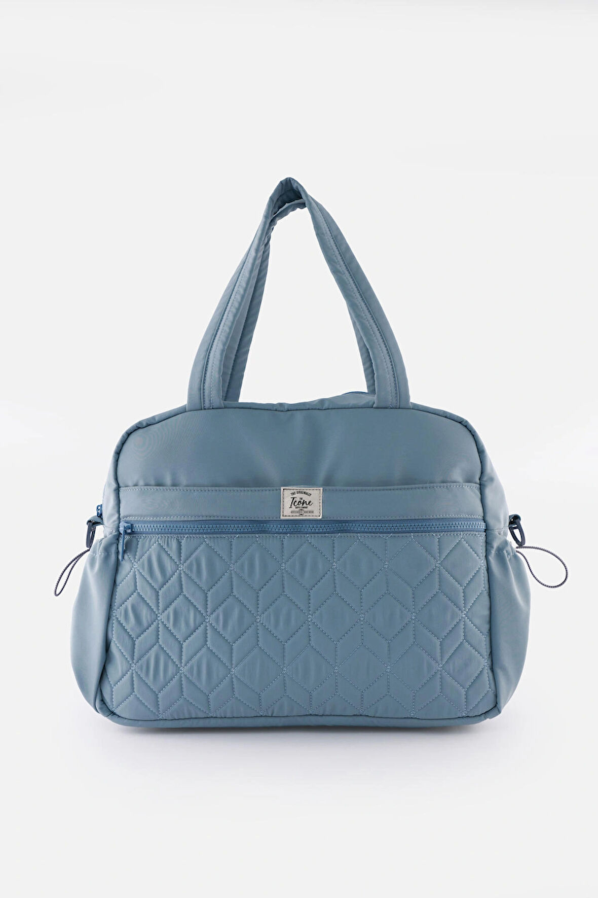 Spor Çanta Çok Cepli, Suluk & Biberon Bölmeli, Kapitone Detaylı, Valize Takılabilir