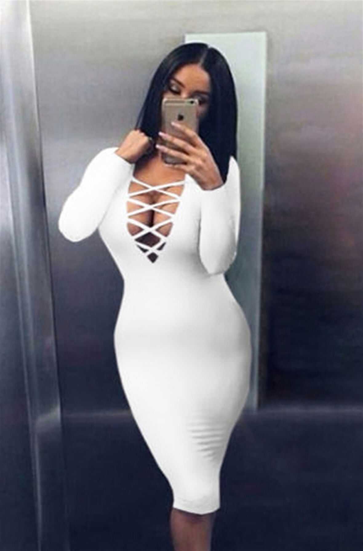 Beruflic B101232 Uzun Kollu Elbise