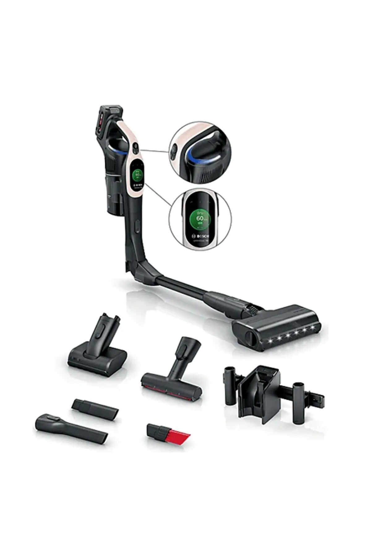 Bbs1041Rba Unlimited 10 Şarjlı Dik Süpürge Toz Pembe