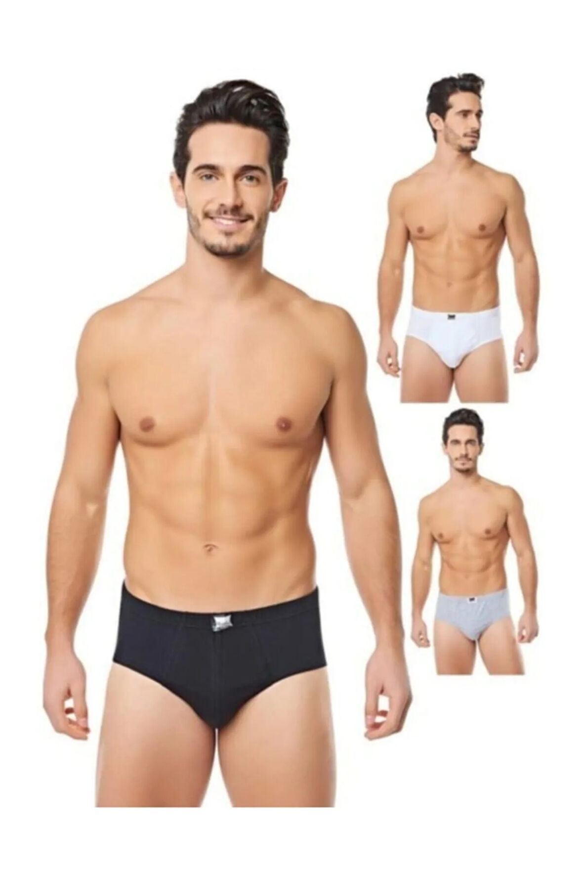 Erkek Karışık 6'lı Paket Pamuklu Penye Külot