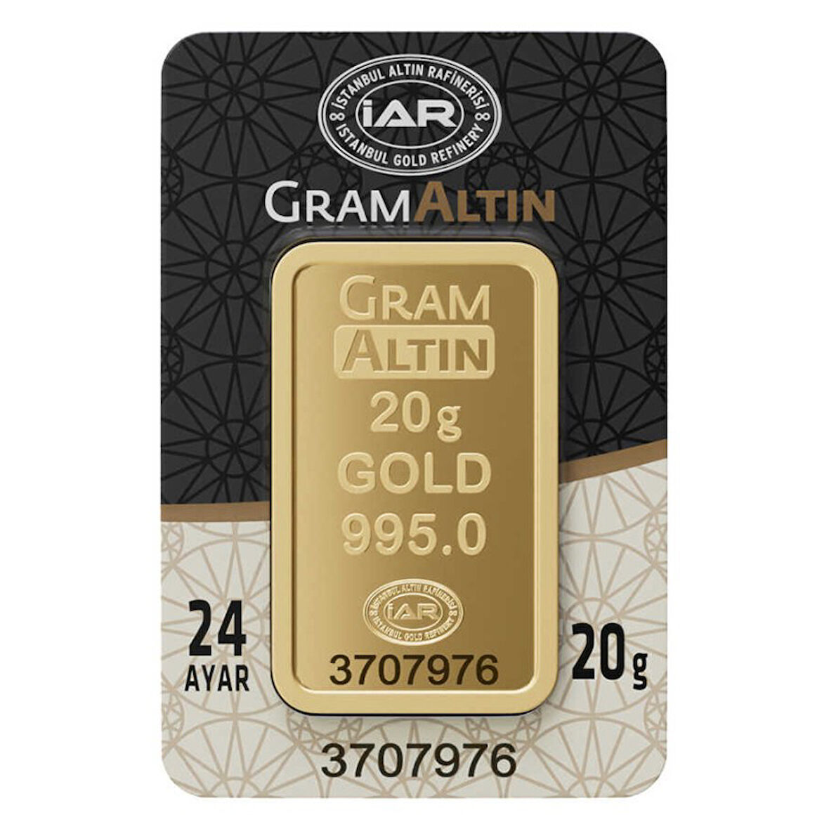 20 Gr 24 Ayar İAR Gram Altın