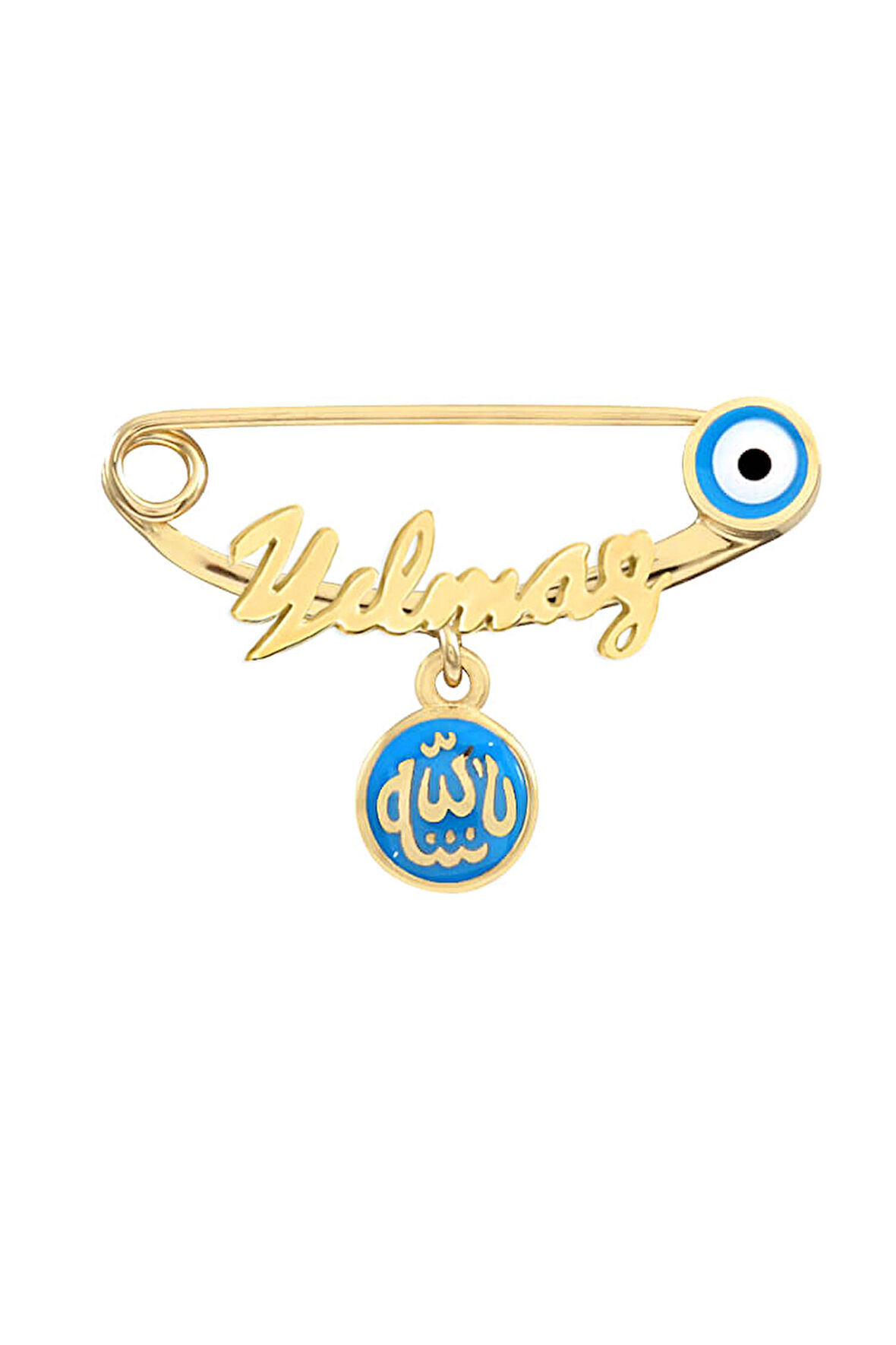 Altın İsimli Bebek İğnesi (IGN0020)