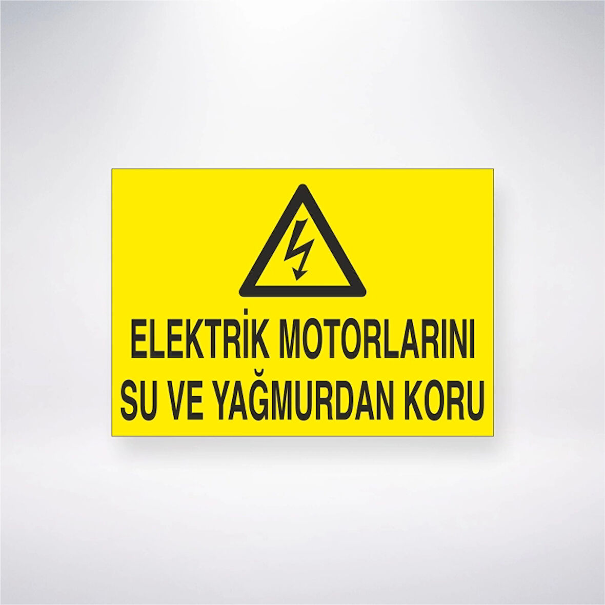 Elektrik Yağmurlarını Su ve Yağmurdan Koru Sticker 20X28 Cm