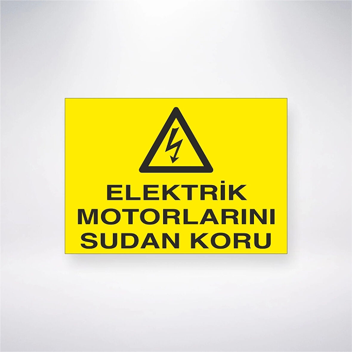 Elektrik Motorlarını Sudan Koru Sticker 20X28 Cm