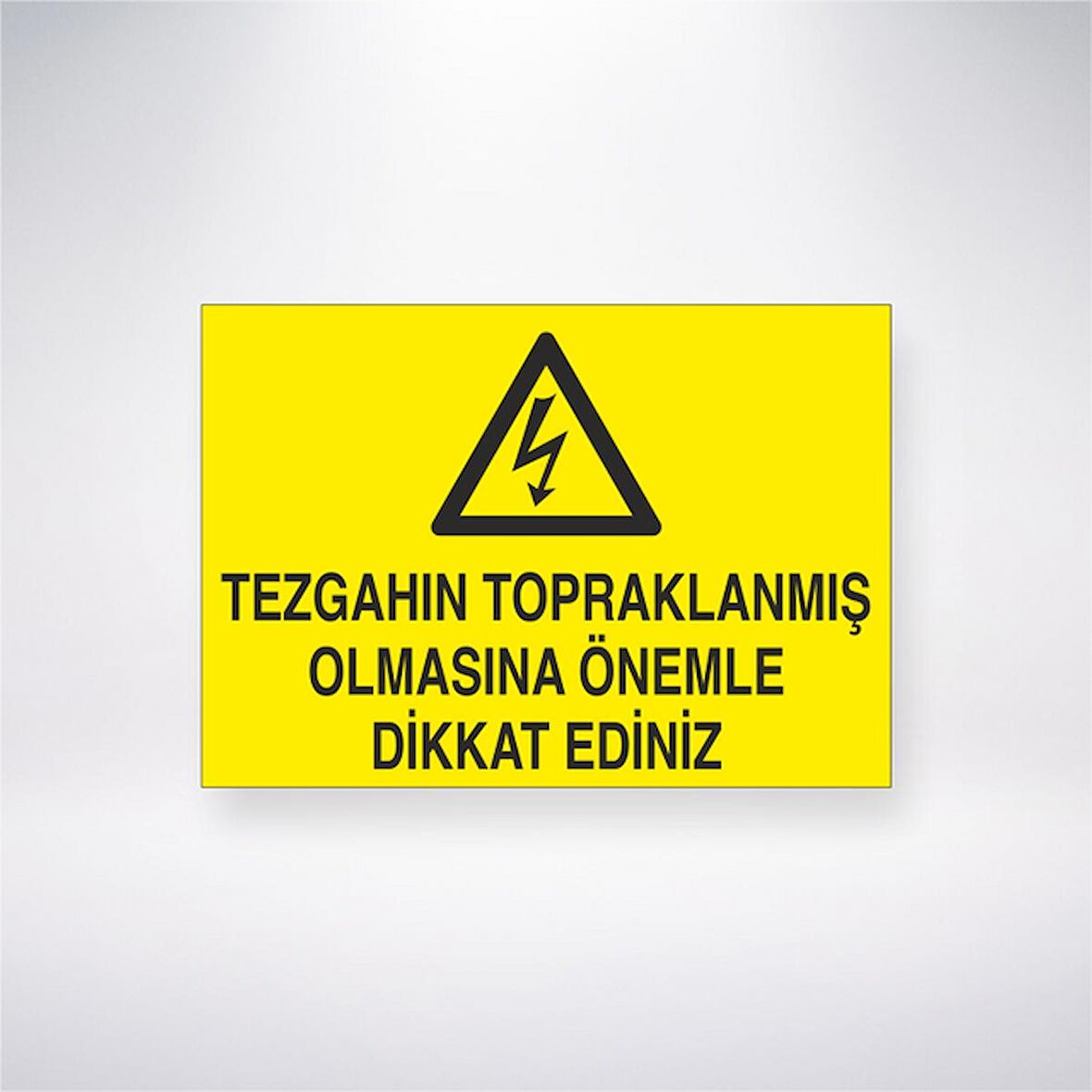 Tezgahın Topraklanmış Olmasına Önemle Dikkat Ediniz