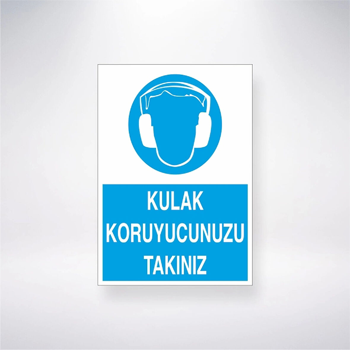 Kulak Koruyucunuzu Takınız Sticker 20X28 Cm