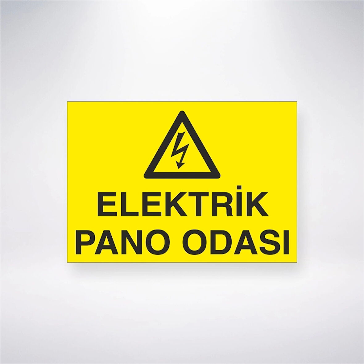 Elektrik Pano Odası Sticker 20X28 Cm