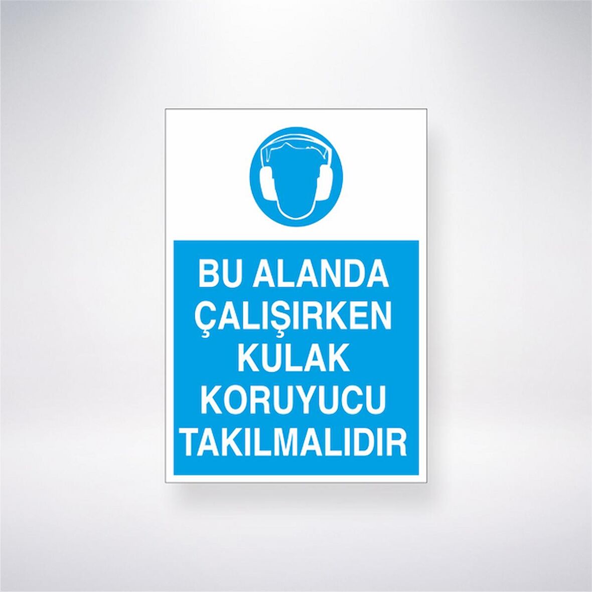 Bu Alanda Çalışırken Kulak Koruyucu Takılmalıdır