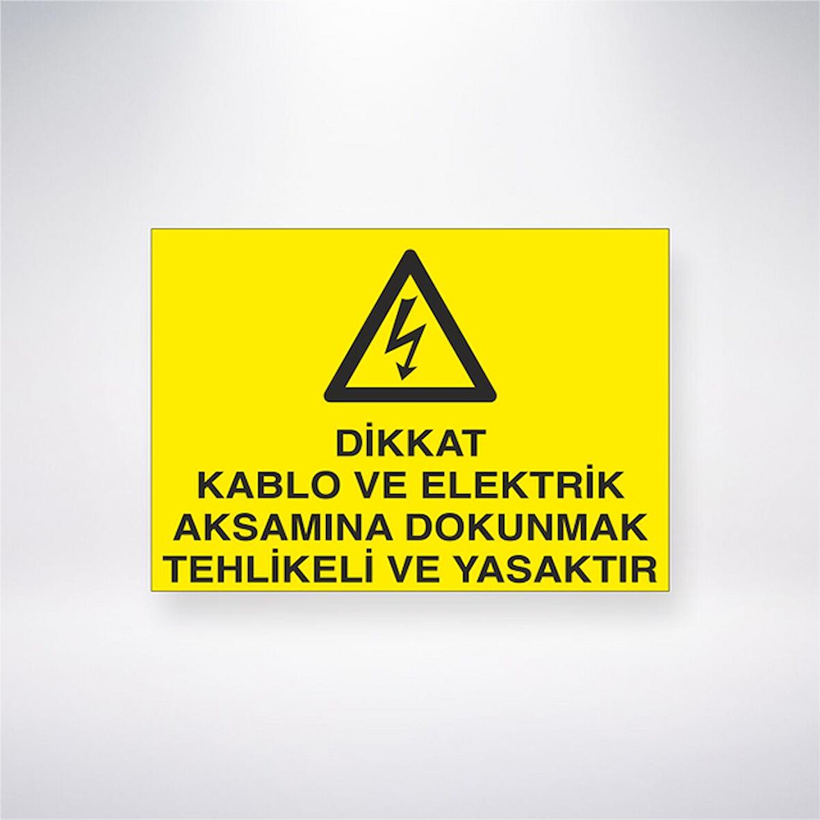 Dikkat Kablo ve Elektrik Aksamına Dokunmak Tehlikeli ve Yasaktır