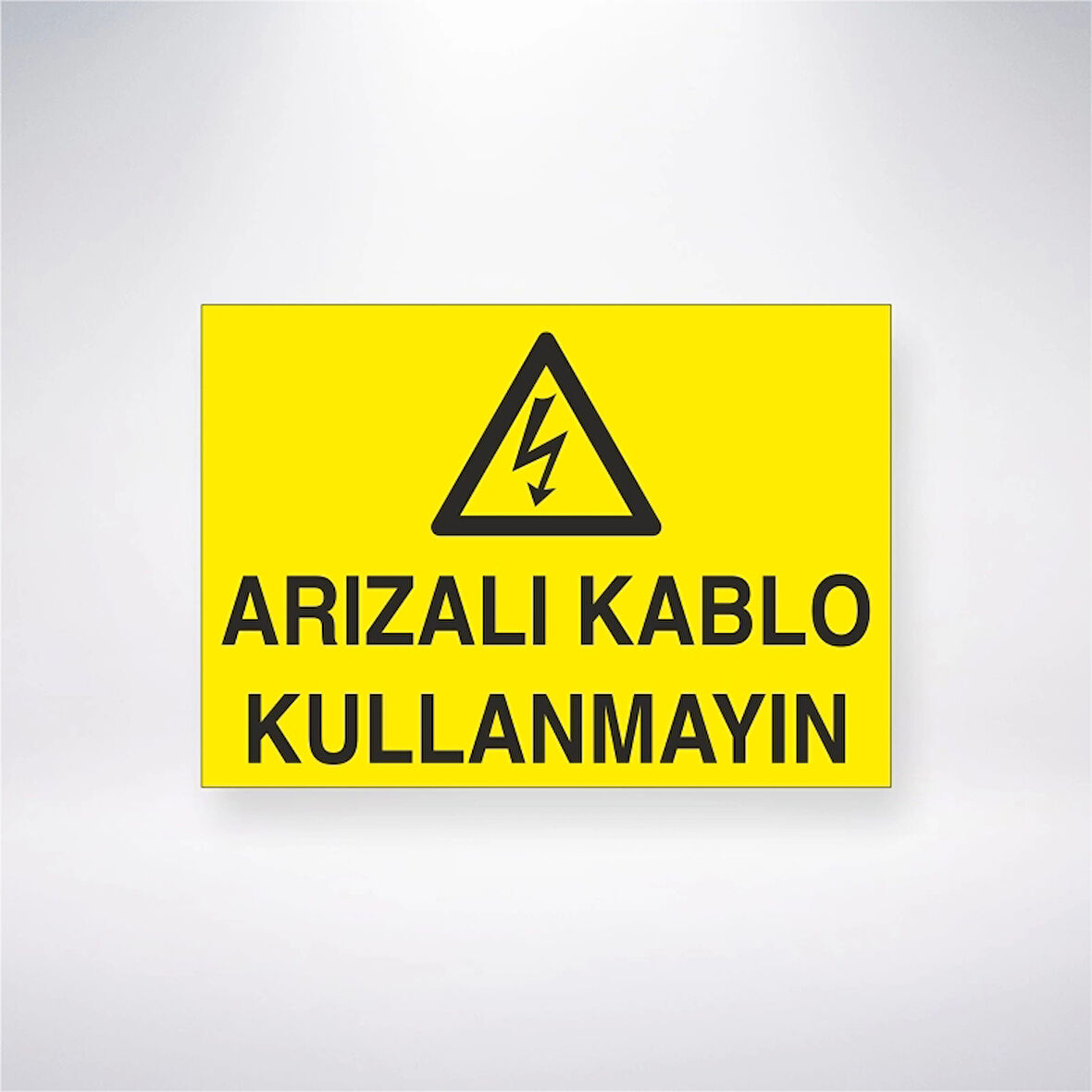 Arızalı Kablo Kullanmayınız Sticker 20X28 Cm