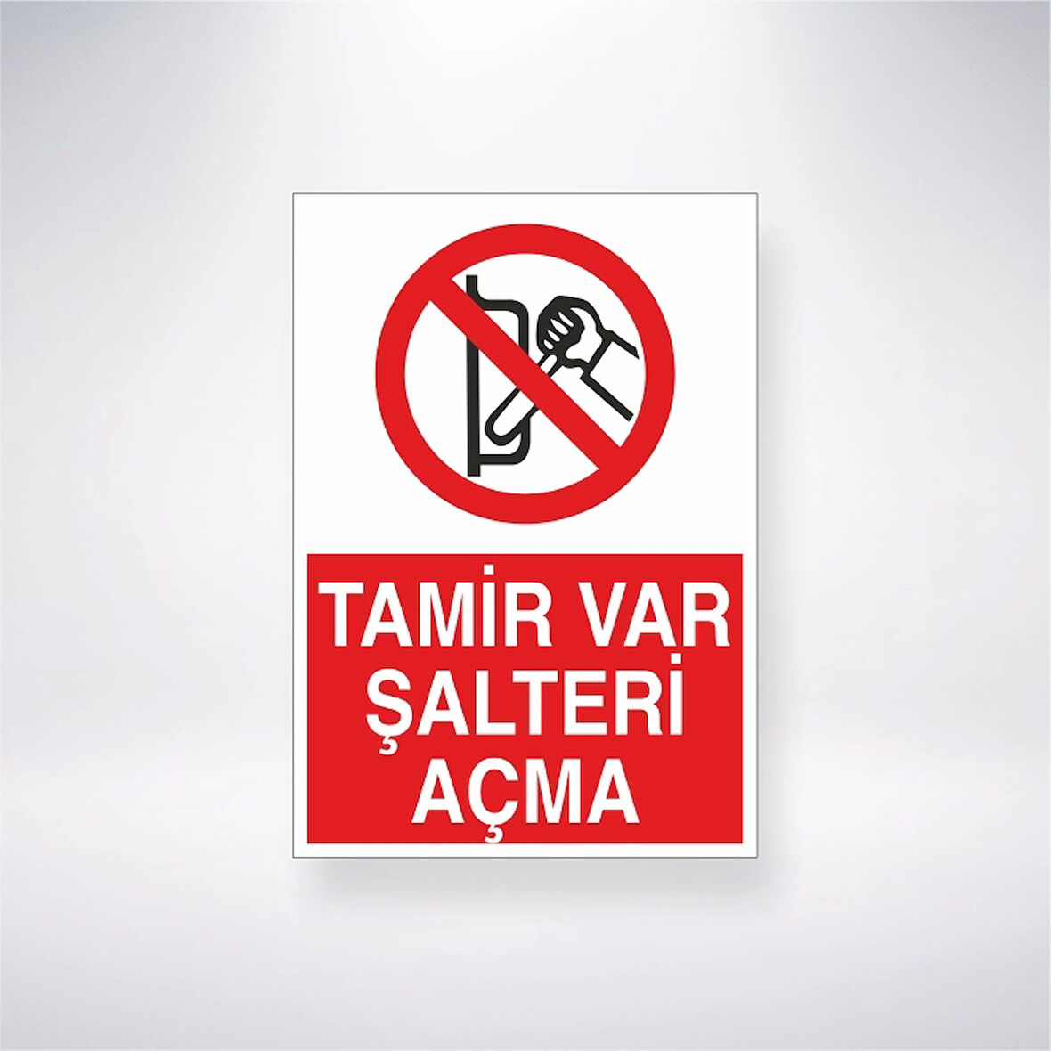 Tamir Var Şalteri Açma Sticker 20X28 Cm