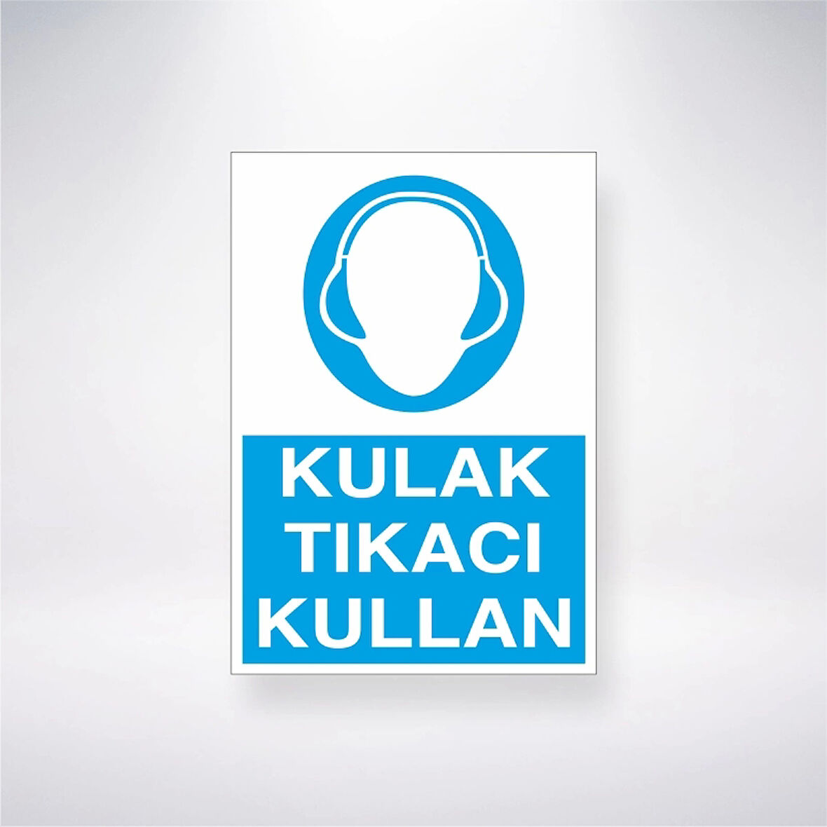 Kulak Tıkacı Kullan Sticker 20X28 Cm