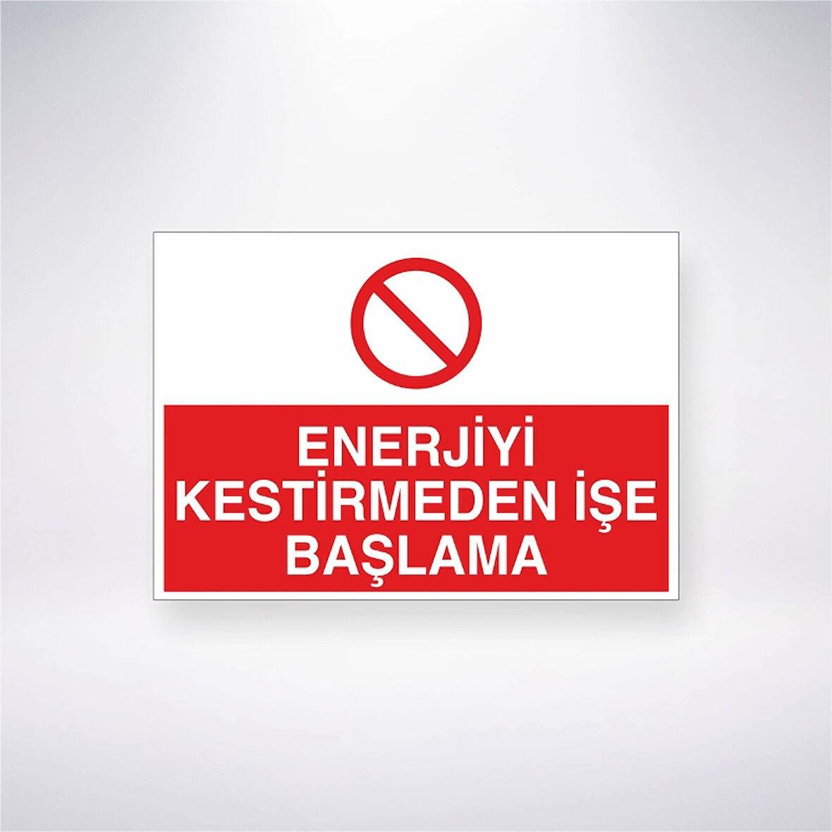 Enerjiyi Kestirmeden İşe Başlama Sticker 20X28 Cm