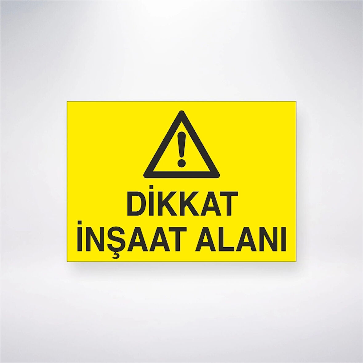 Dikkat İnşaat Alanı Sticker 20X28 Cm