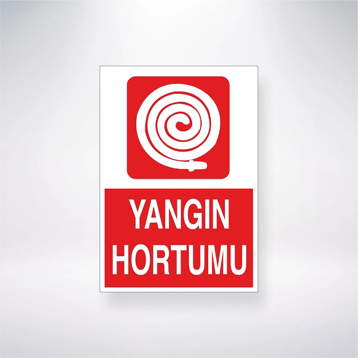 Yangın Hortumu Sticker 20X28 Cm