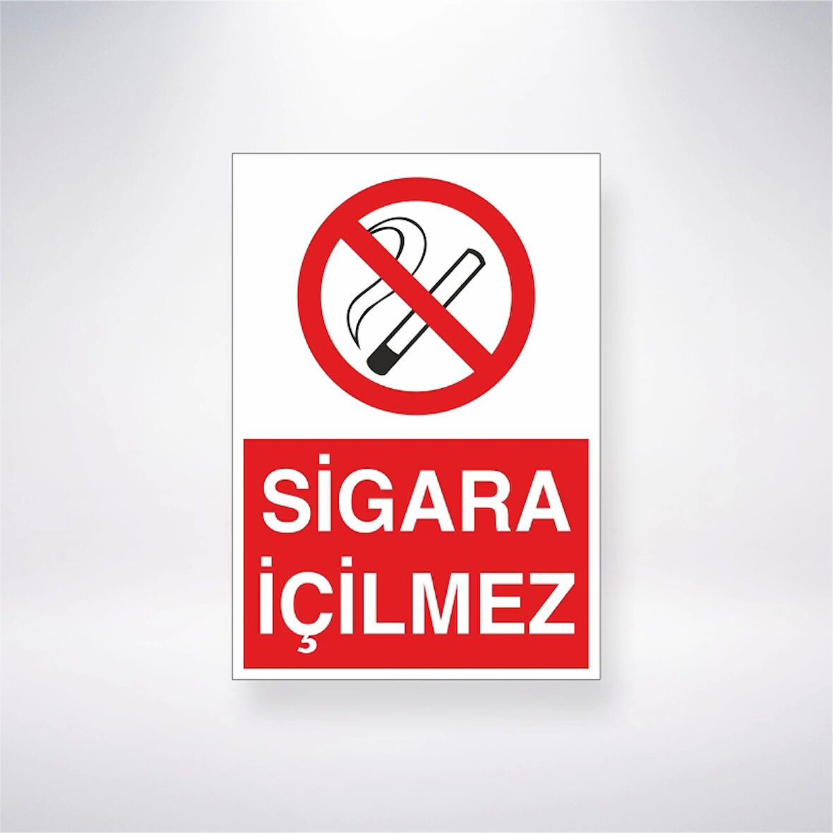 Sigara İçilmez Sticker 20X28 Cm