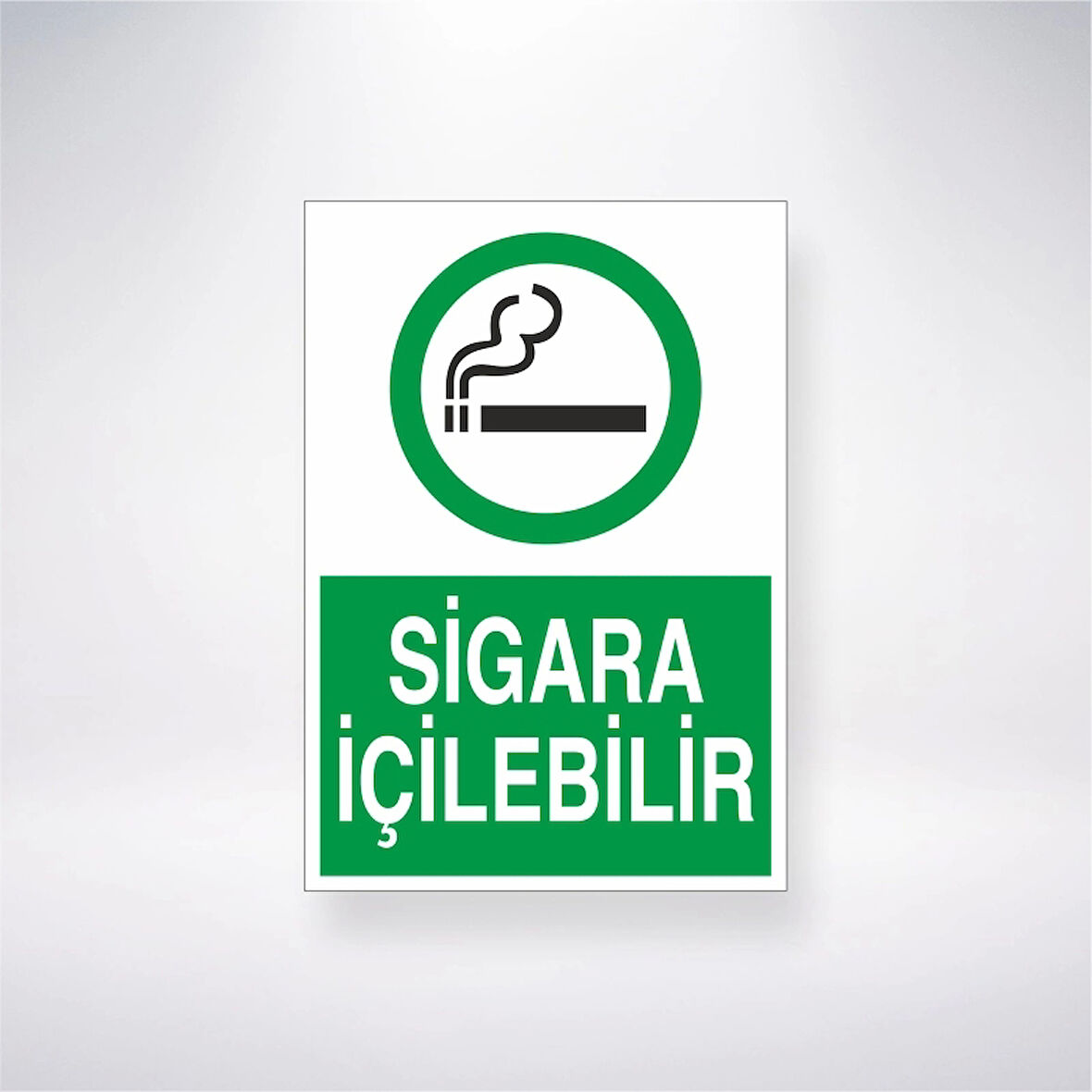 Sigara İçilebilir Sticker 20X28 Cm
