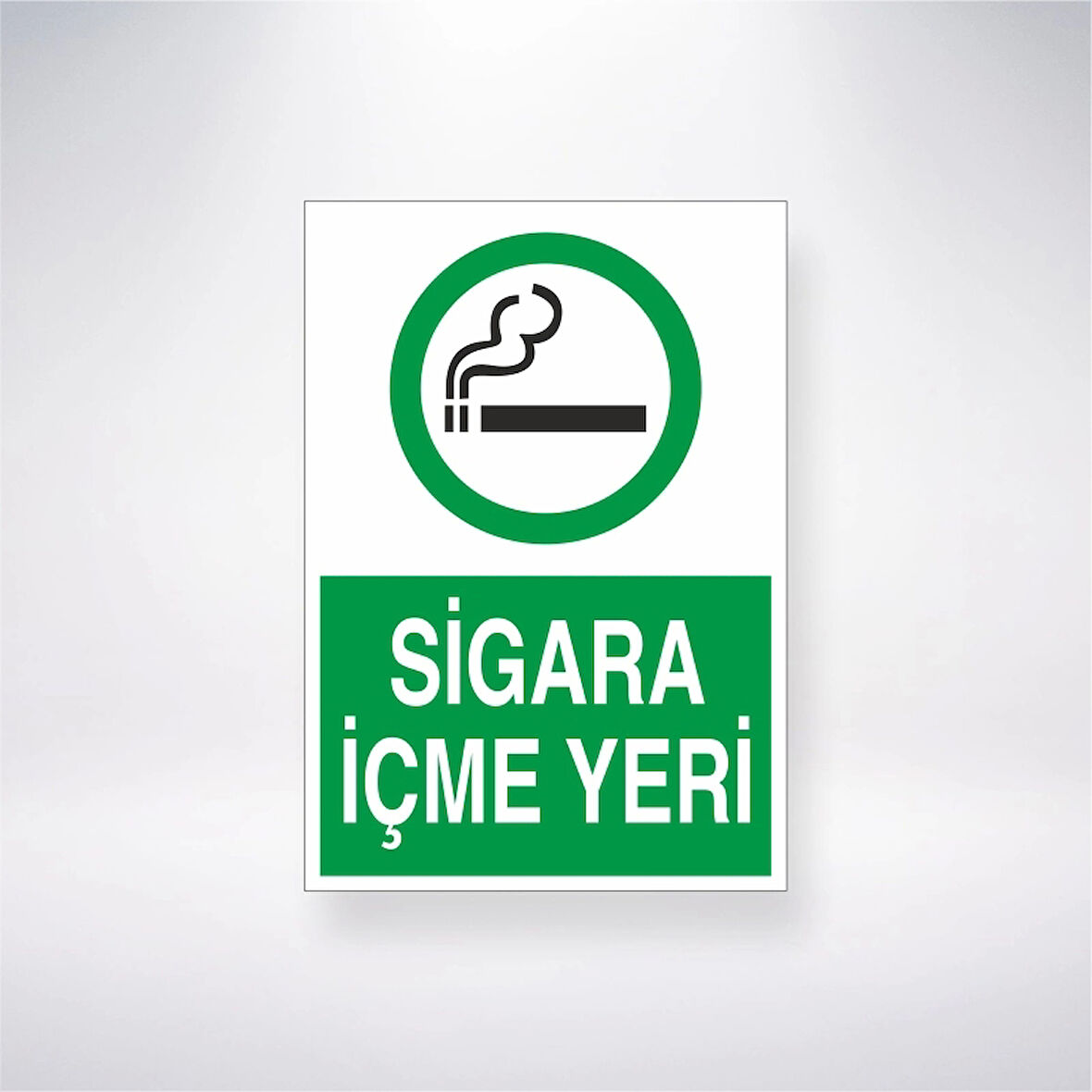 Sigara İçme Yeri Sticker 20X28 Cm