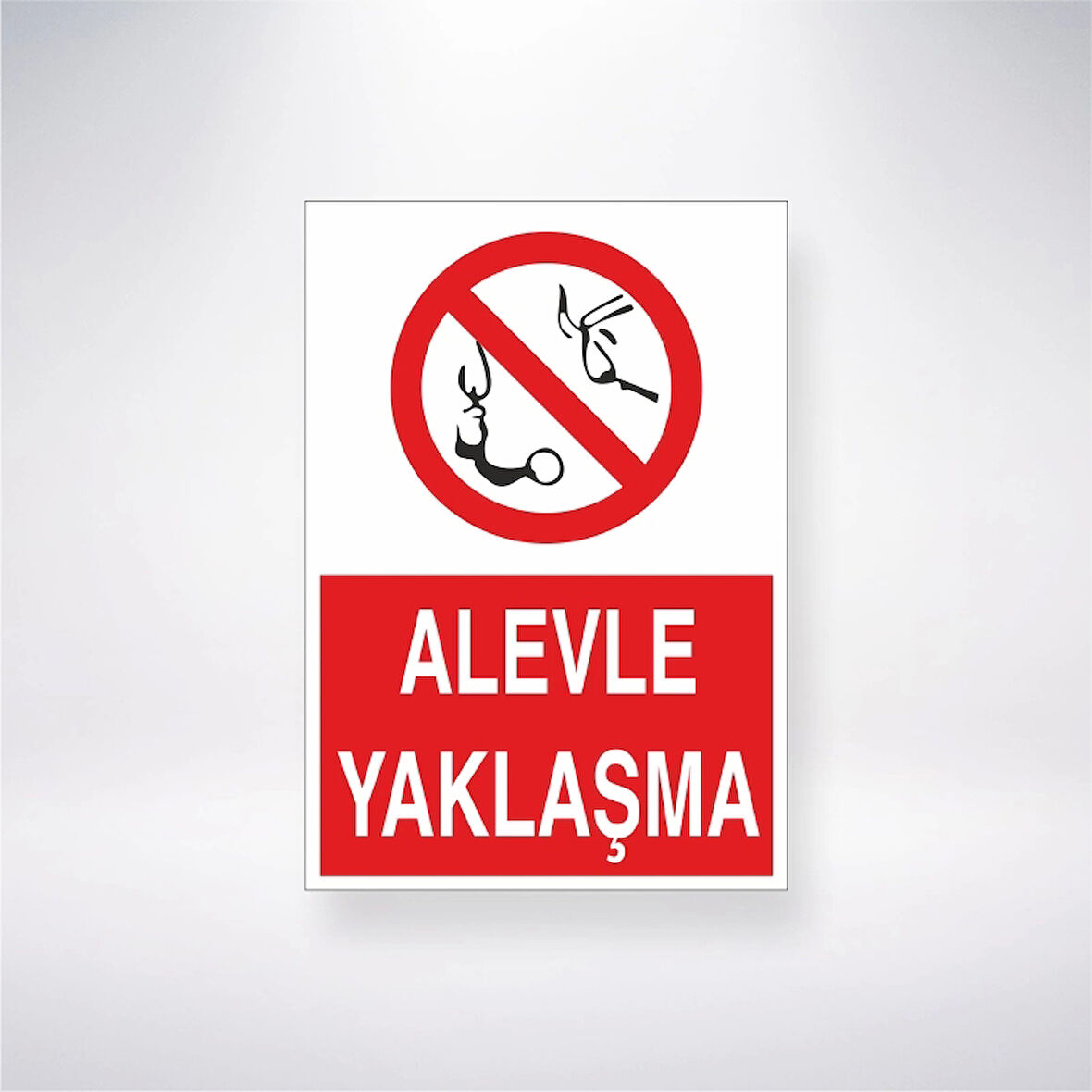 Alevle Yaklaşma Sticker 20X28 Cm