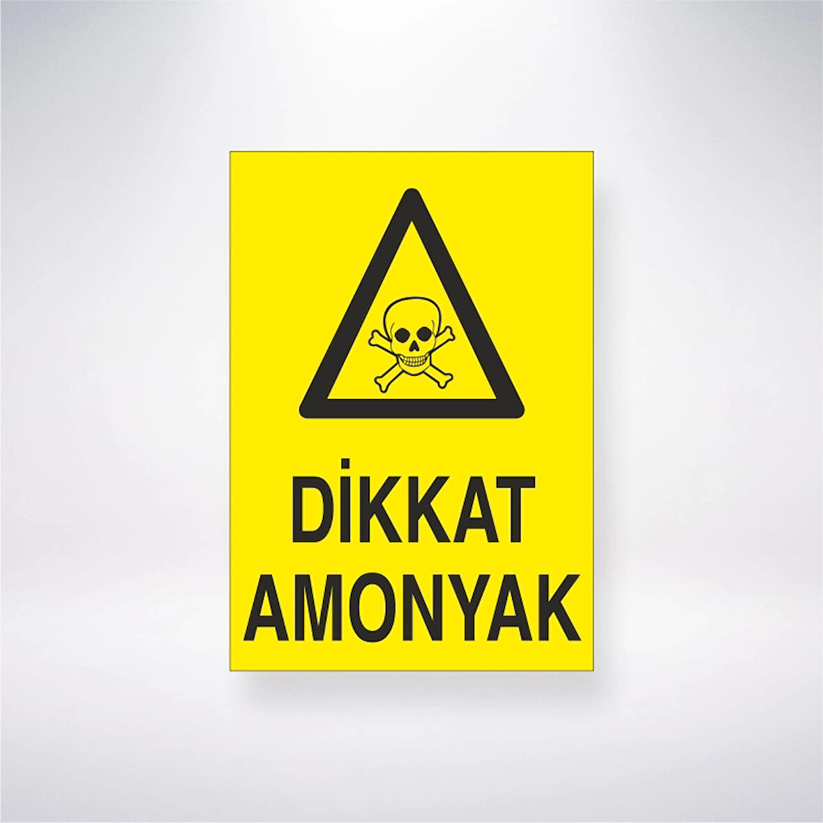 Dikkat Amonyak Sticker 20X28 Cm