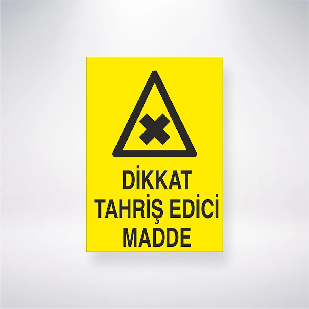 Dikkat Tahriş Edici Madde Sticker 20X28 Cm
