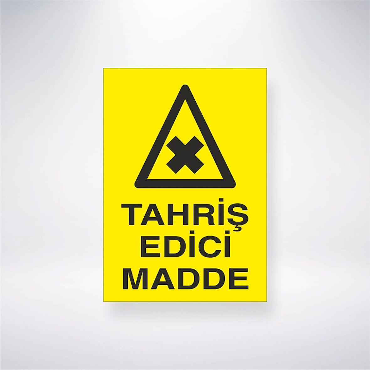 Tahriş Edici Madde Sticker 20X28 Cm