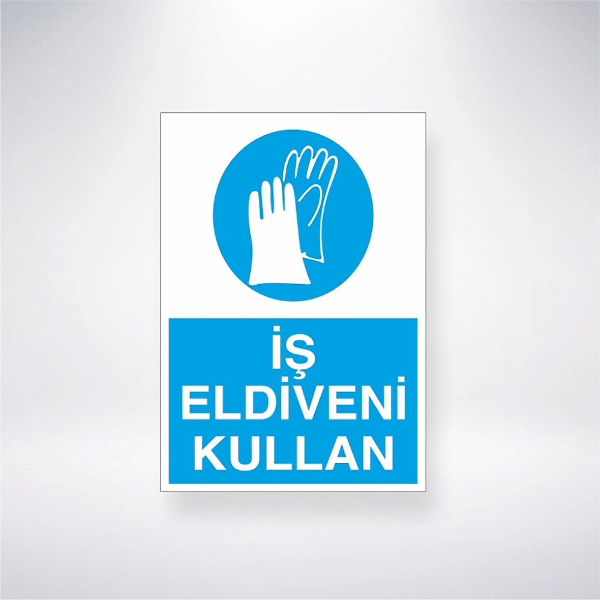 İş Eldiveni Kullan Sticker 20X28 Cm