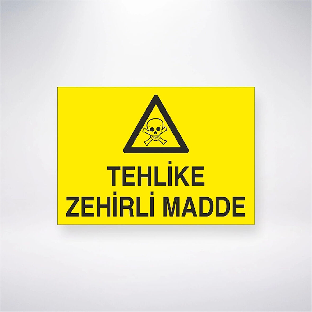 Tehlike Zehirli Madde Sticker 20X28 Cm