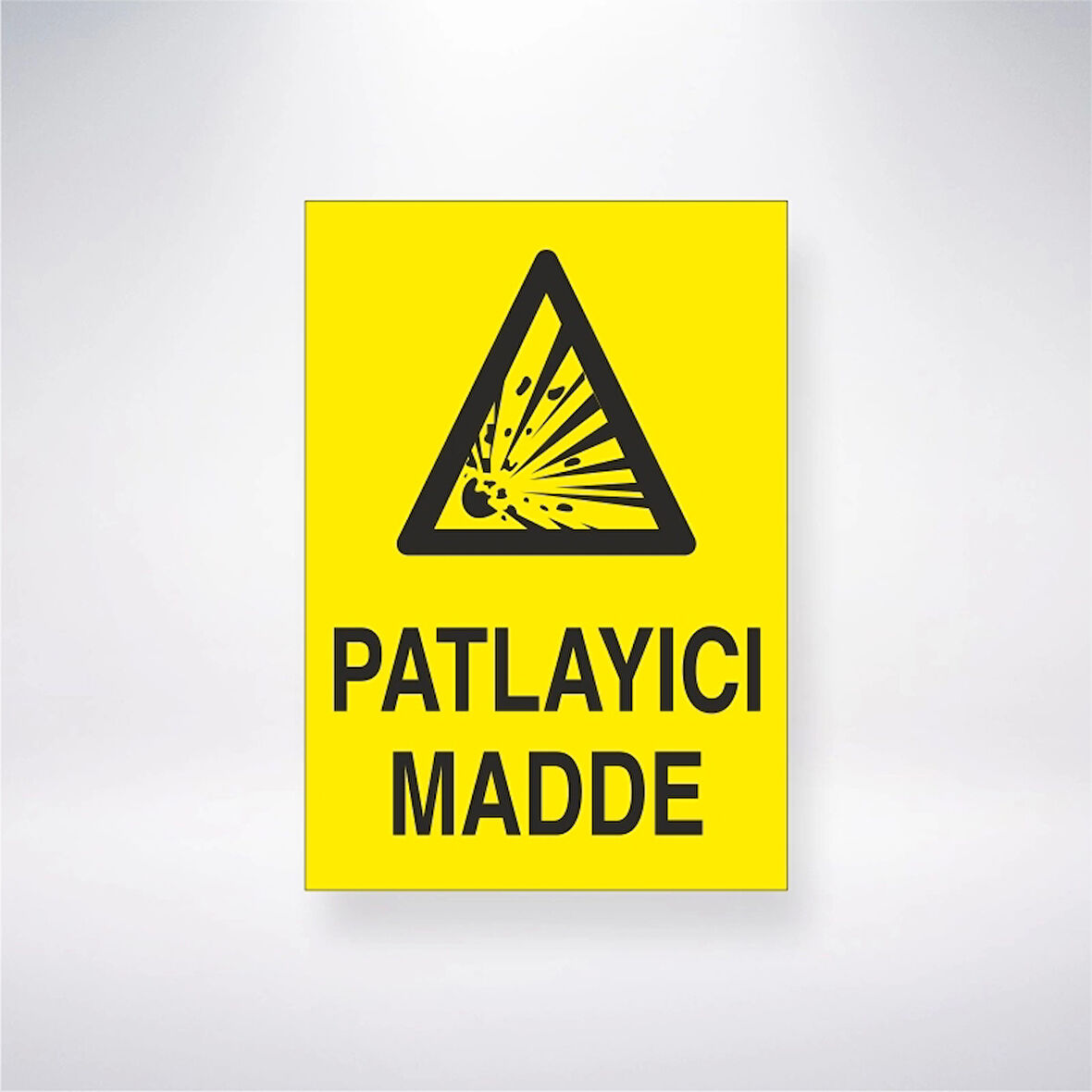 Patlayıcı Madde Sticker 20X28 Cm