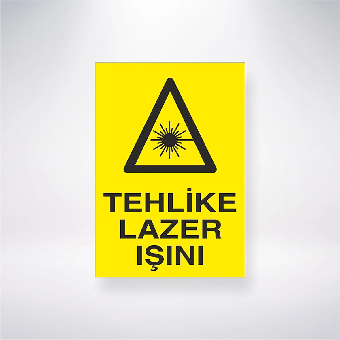 Tehlike Lazer Işını Sticker 20X28 Cm