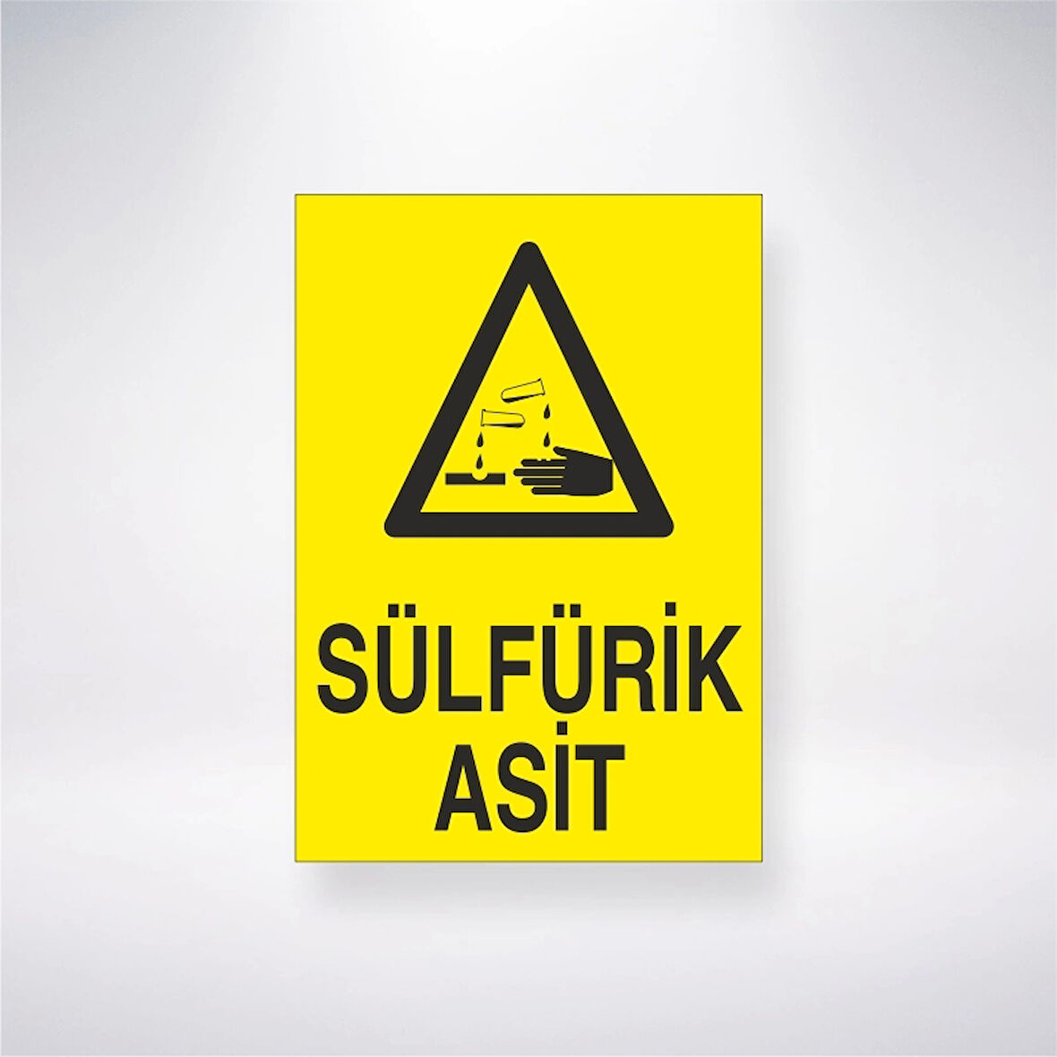 Sülfirik Asit Sticker 20X28 Cm