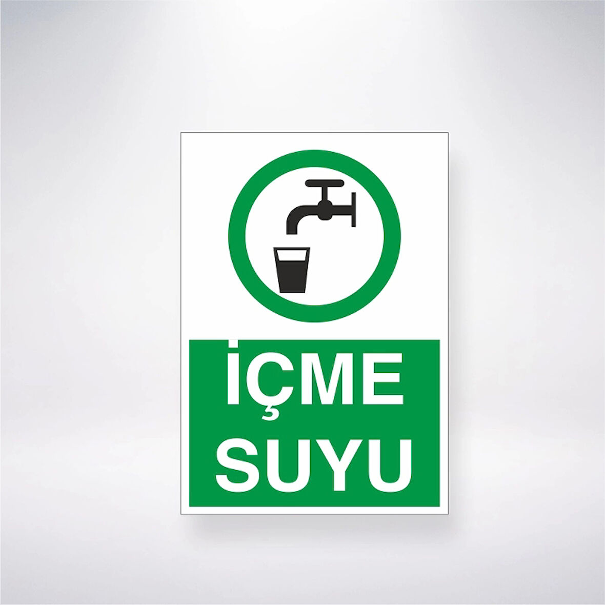 İçme Suyu Sticker 20X28 Cm