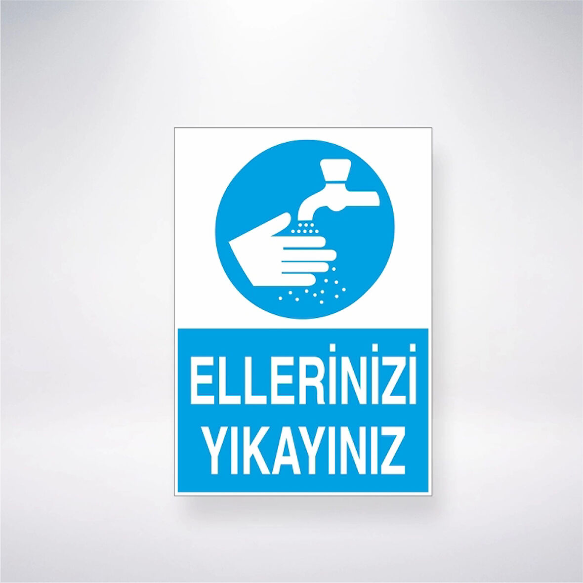 Ellerinizi Yıkayınız Sticker 20X28 Cm