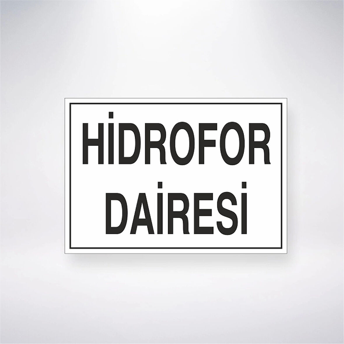 Hidrofor Dairesi Sticker 20X28 Cm