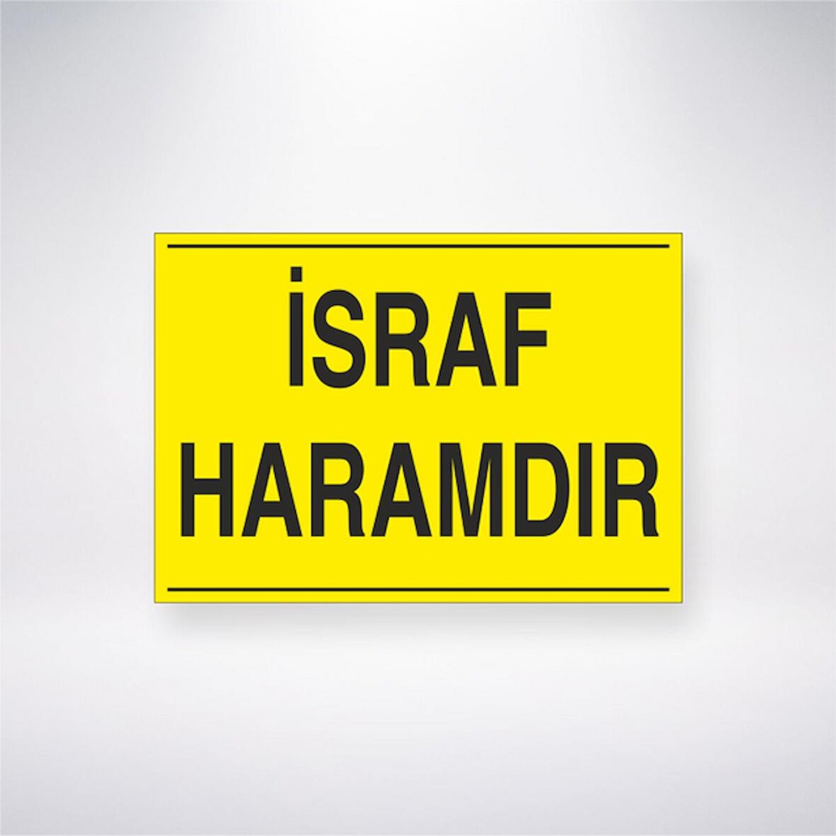 İsraf Haramdır