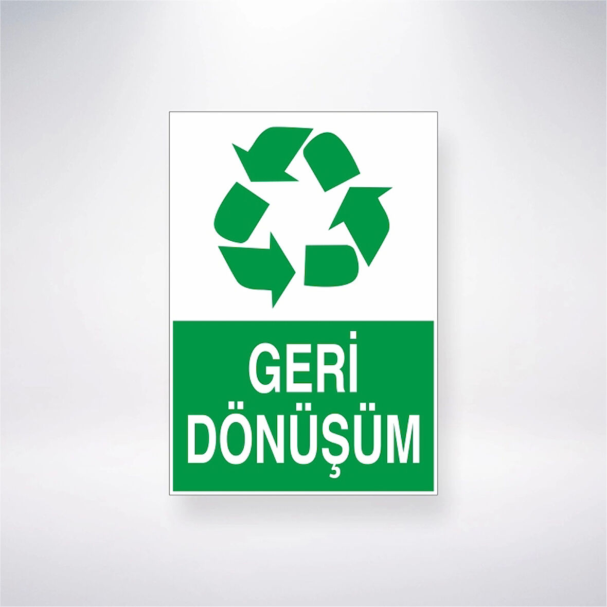 Geri Dönüşüm Sticker 20X28 Cm