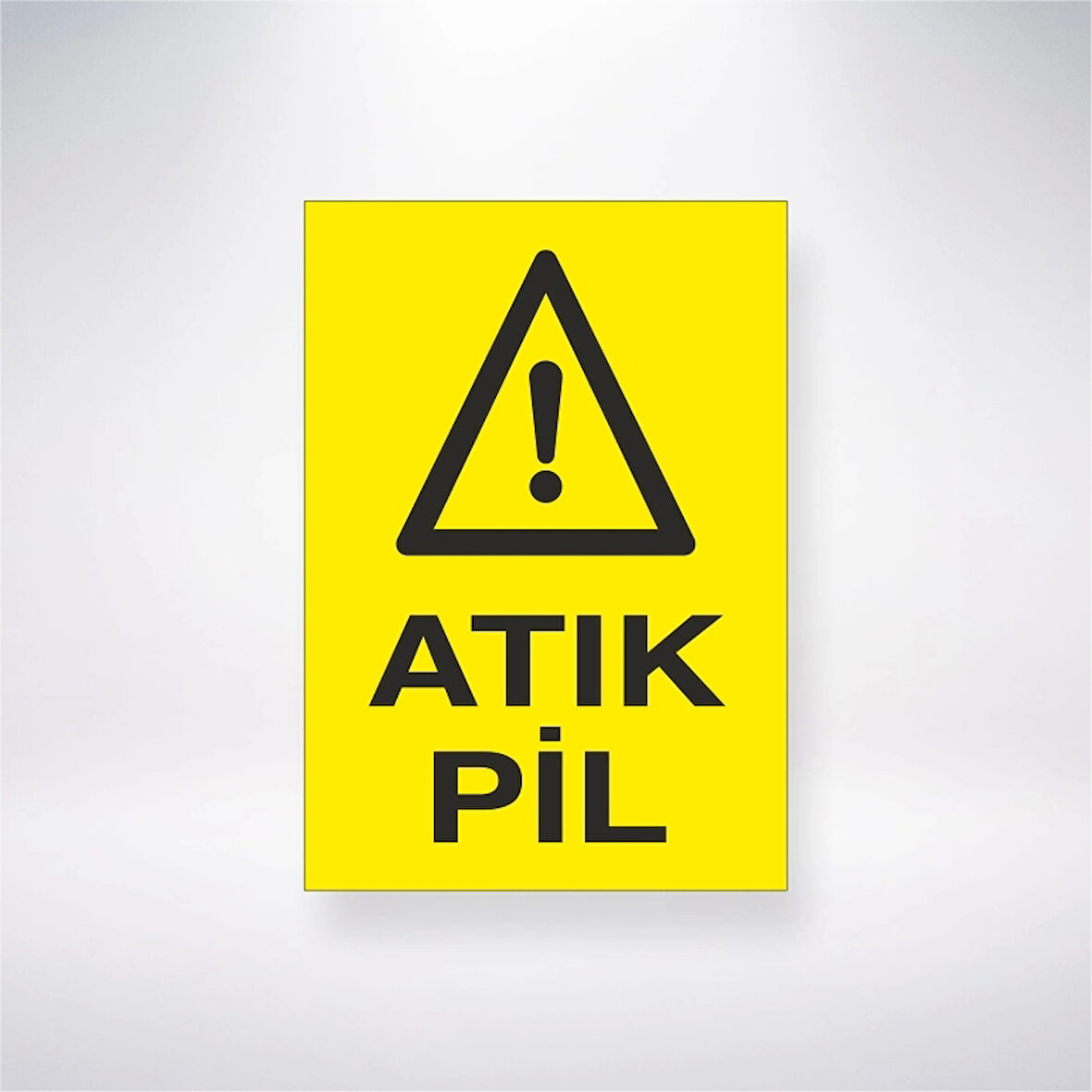 Atık Pil Sticker 20X28 Cm