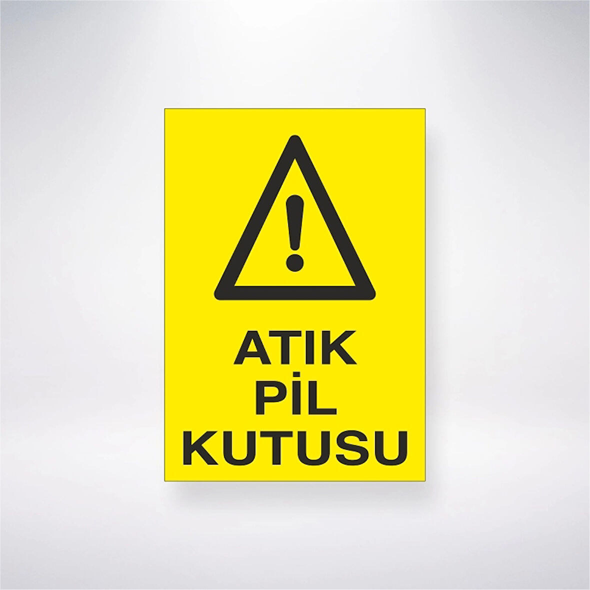 Atık Pil Kutusu Sticker 20X28 Cm