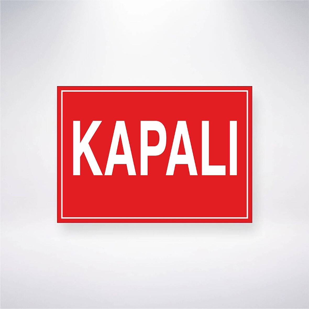 Kapalı Sticker 20X28 Cm