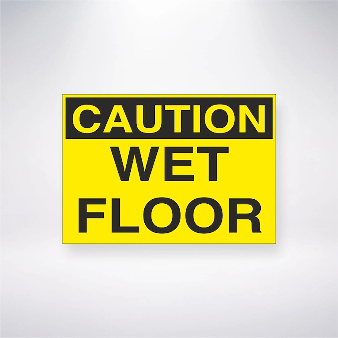 Caution Wet Floor Sticker 20X28 Cm
