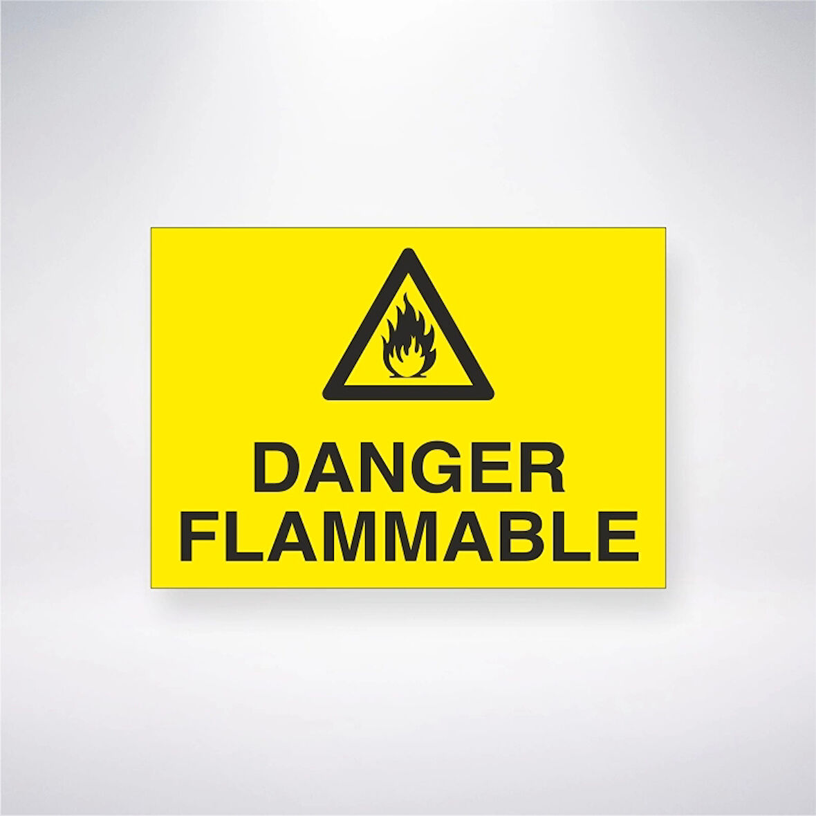 Danger Flammable Sticker 20X28 Cm