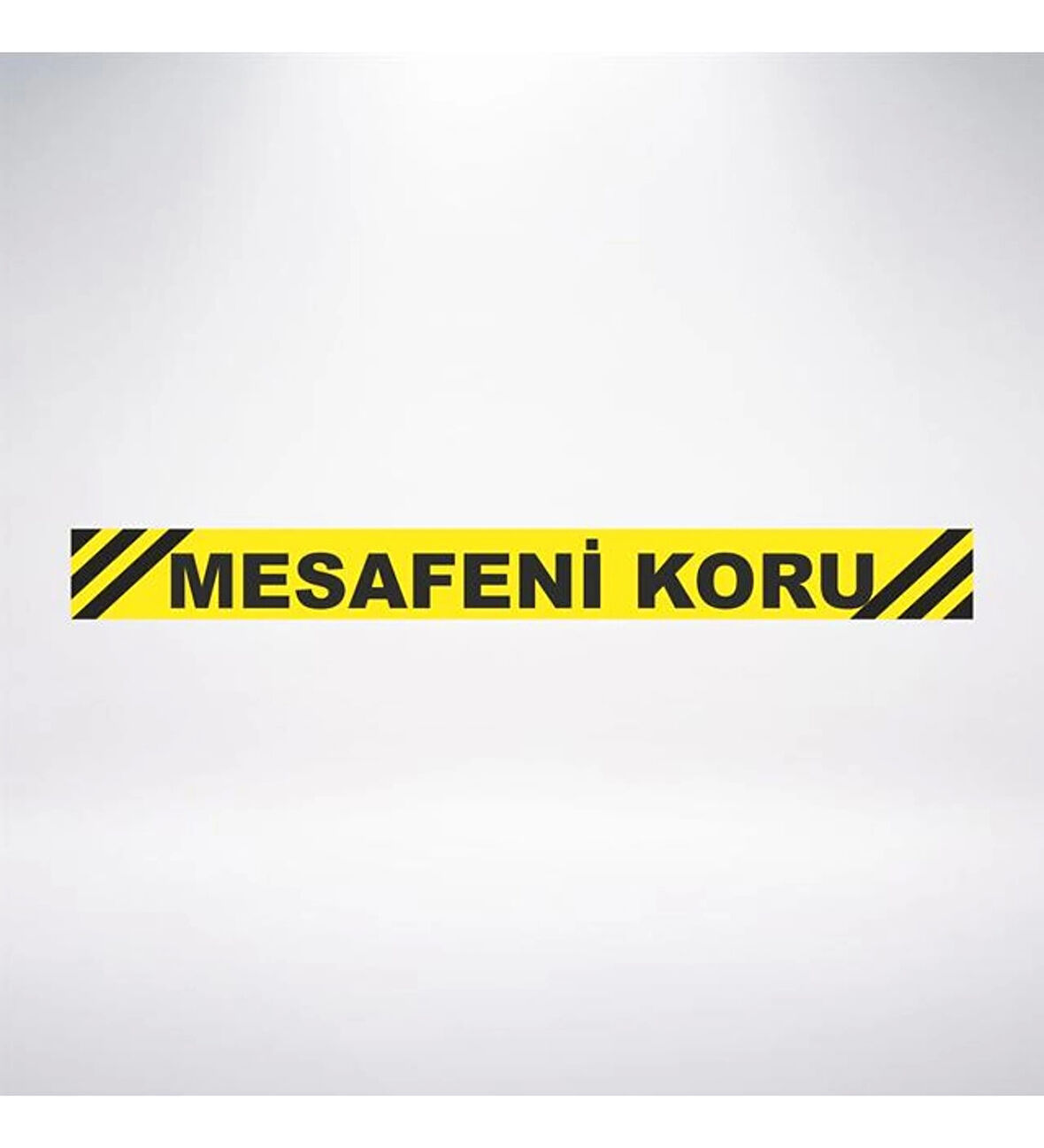 Mesafeni koru 100x10 Sticker 20X28 Cm